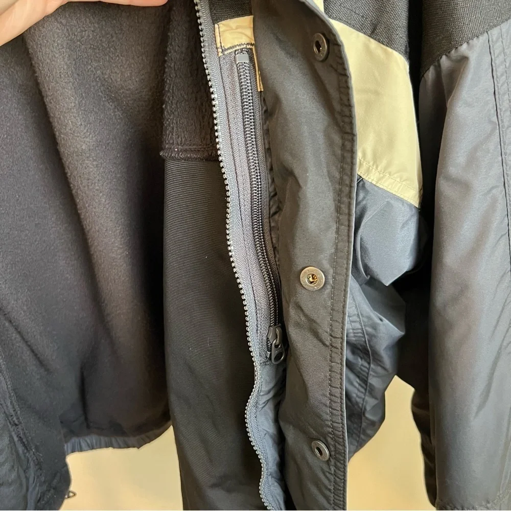 Columbia Bugaboo Size XL Blue Black Winter Jacket Coat